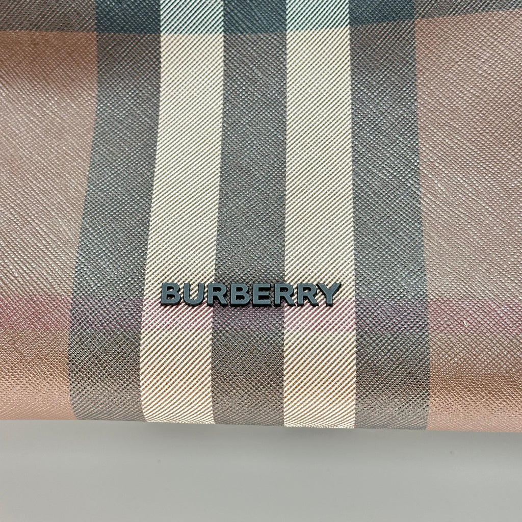 Burberry Denny Classic Check 2Way Tote Shoulder Crossbody Bag