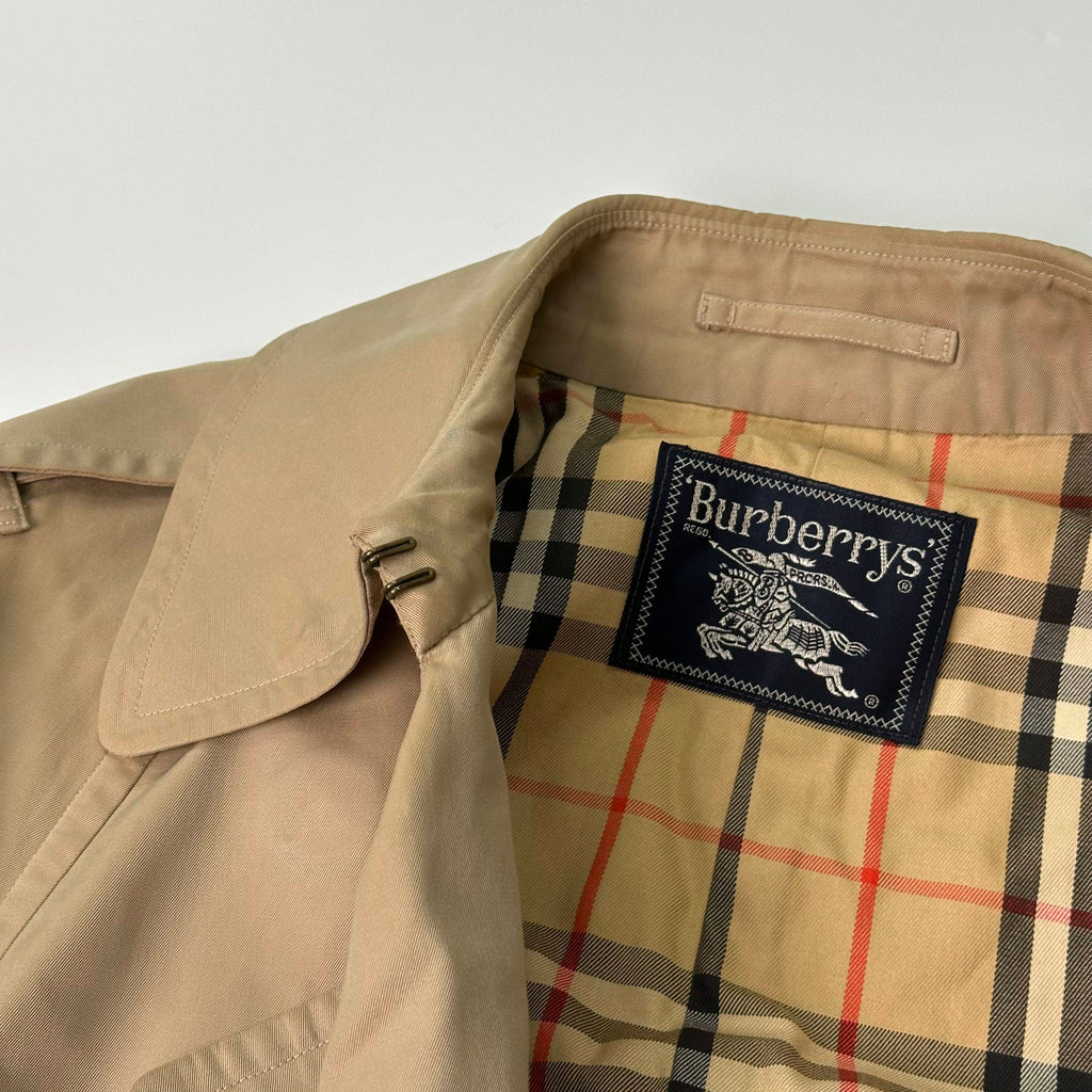Burberry Classic Trench Coat Women Check Lining Light Khaki Outerwear