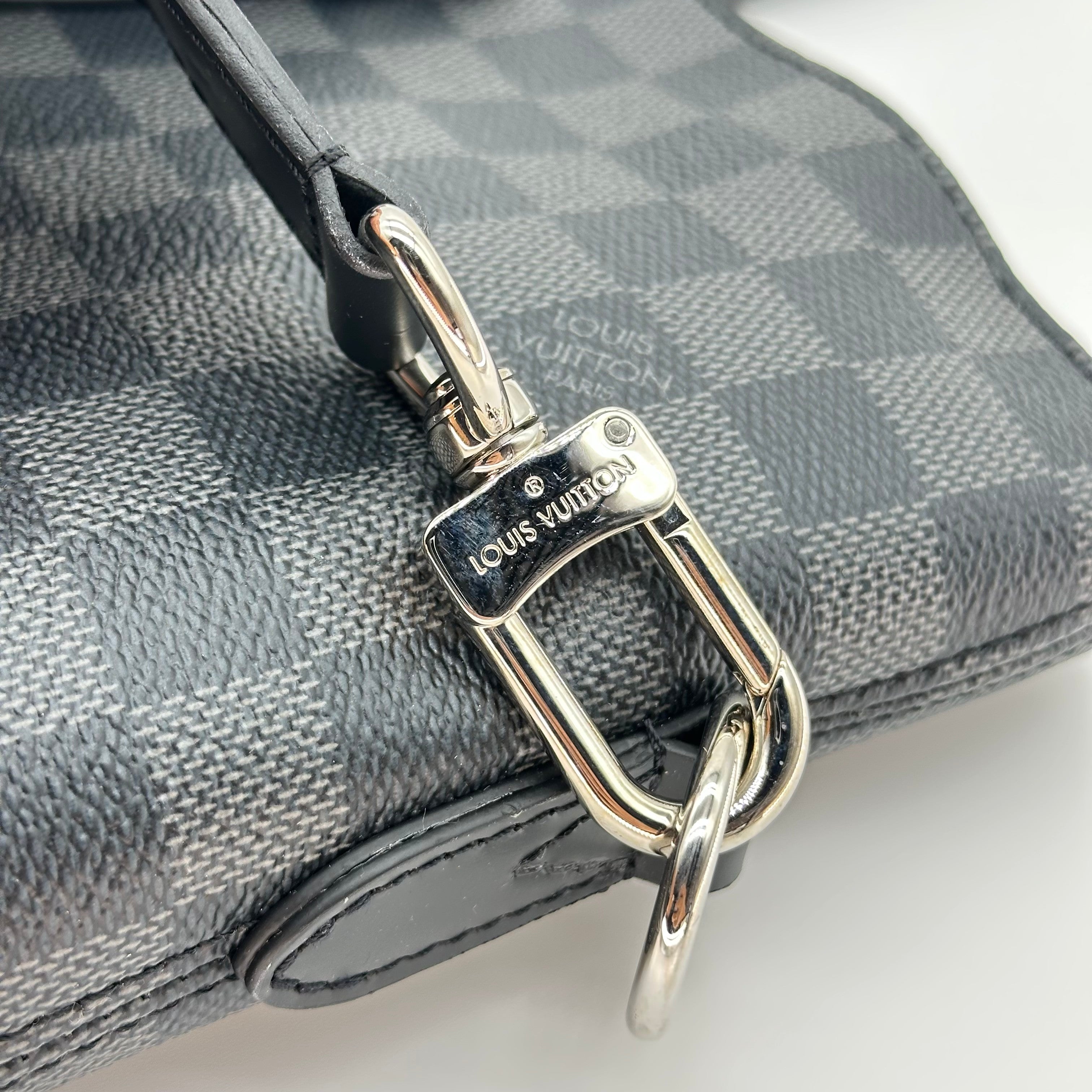 Louis Vuitton N40024 Anton Briefcase Business Bag Canvas RFID