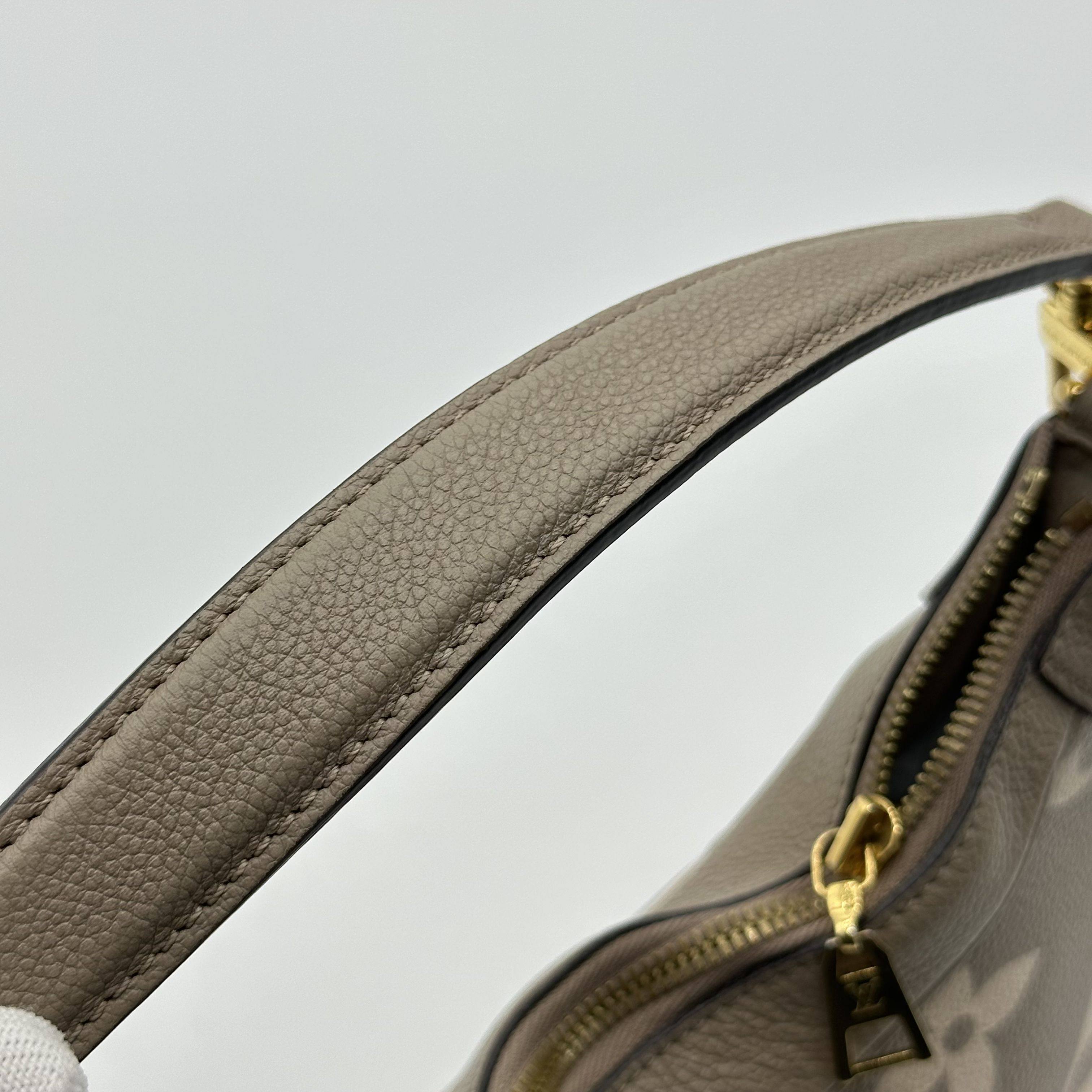 Louis Vuitton Monogram Empreinte Bagatelle M46112 Beige RFID