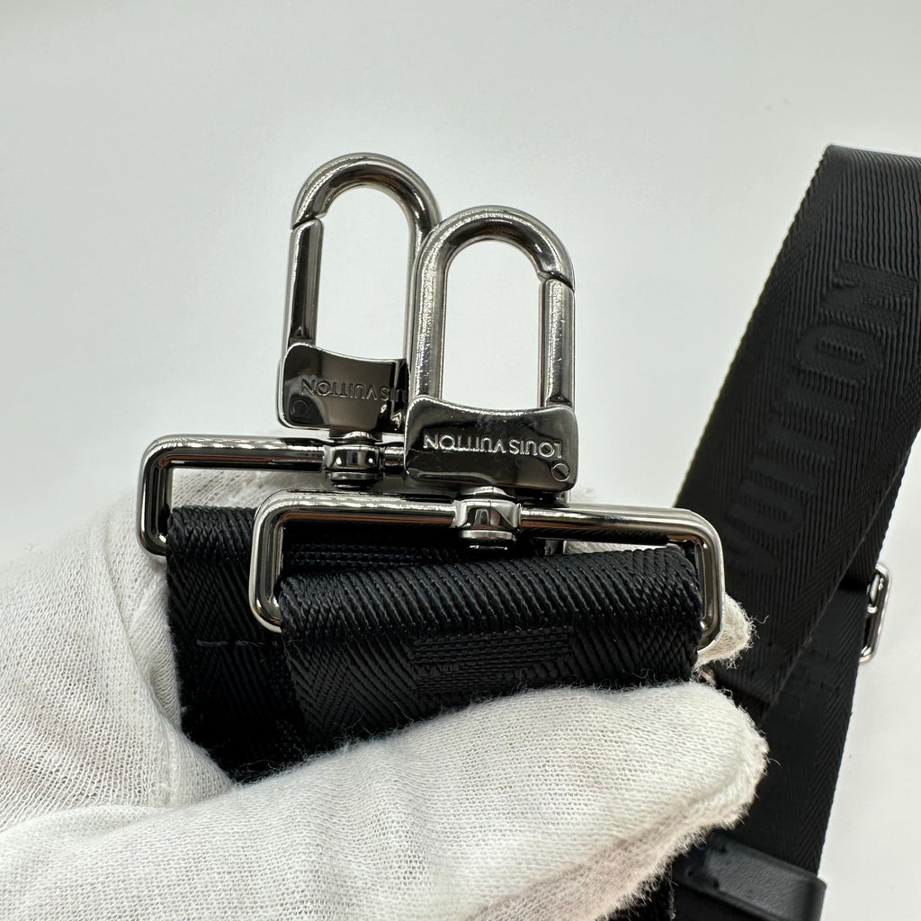 Louis Vuitton Gaston Wearable Monogram Eclipse Shoulder Bag Crossbody M81124 RFID