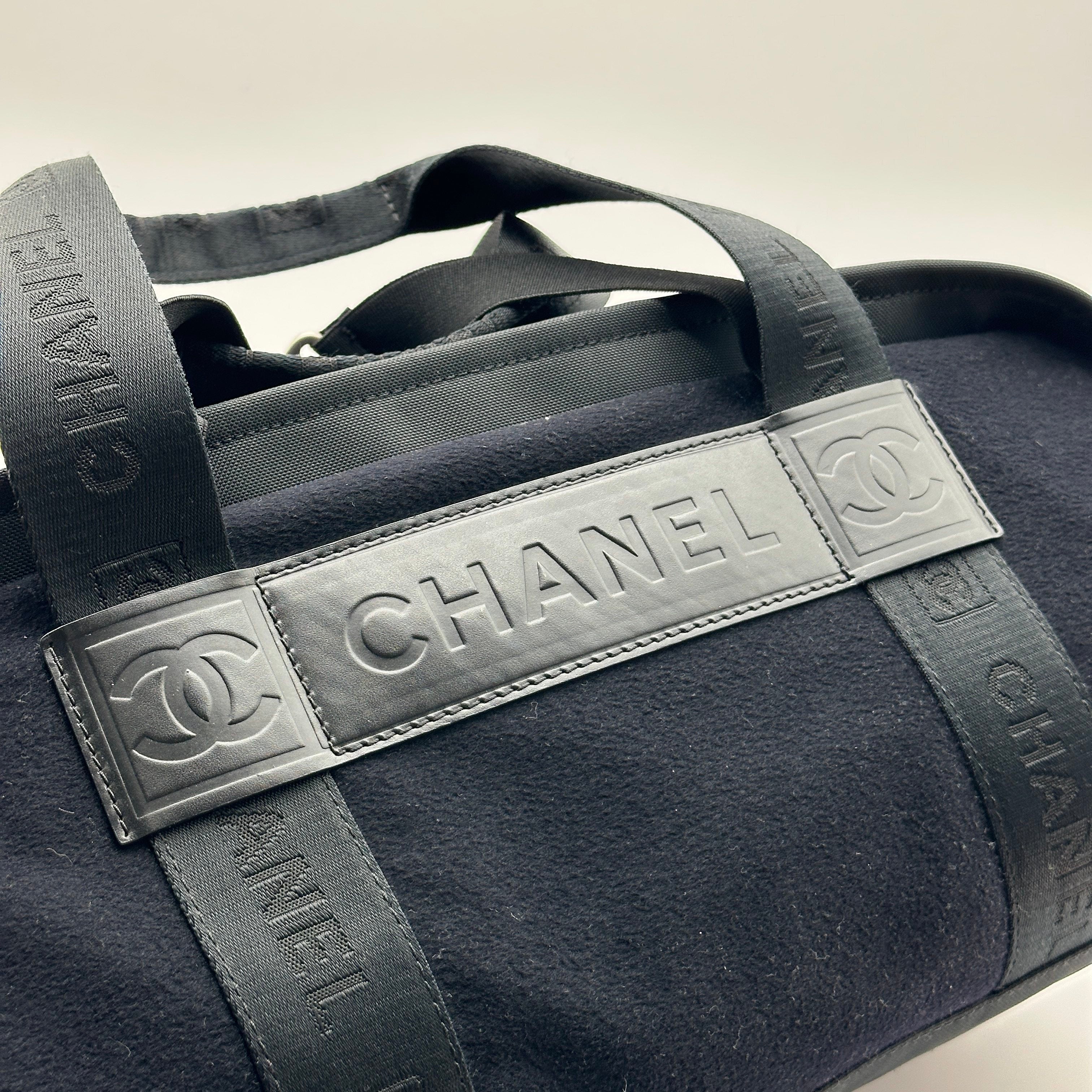 chanel boston bag black