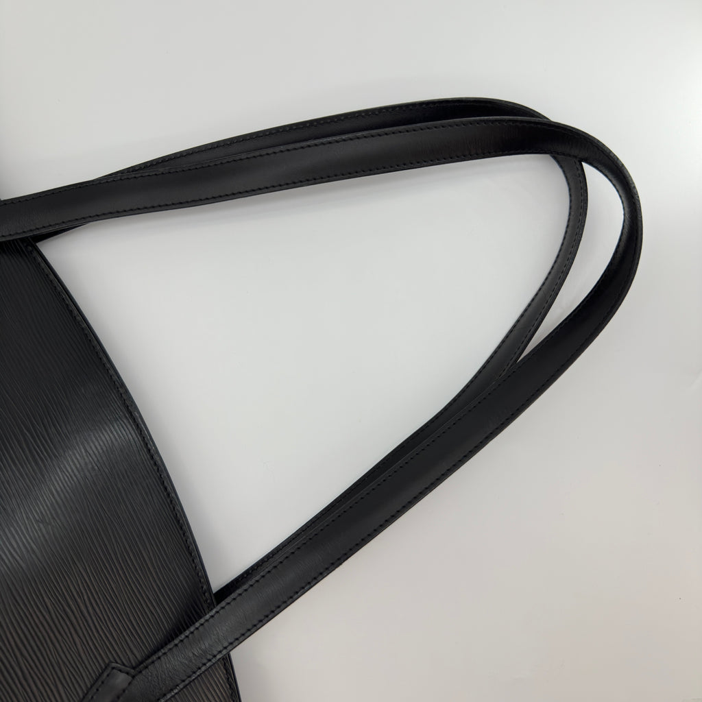 Louis Vuitton Epi Saint Jacques Shopping Shoulder Bag Black