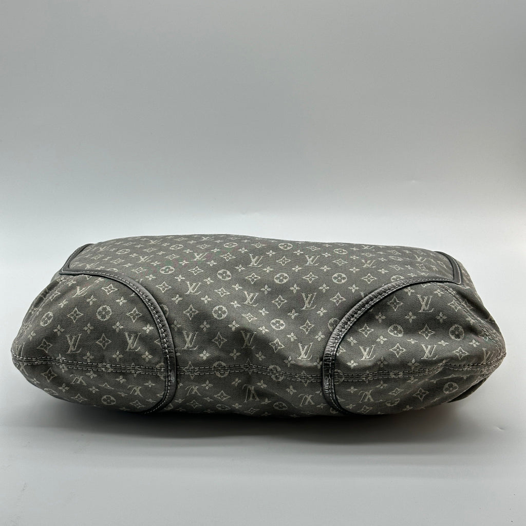 Louis Vuitton Mini Lin Monogram Manon PM Grey Shoulder Bag