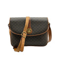 vintage celine starball brown macadam triomphe shoulder bag