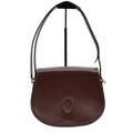 cariter must de cartier burgundy bordeaux shoulder bag