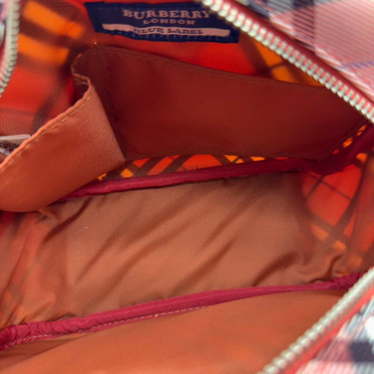 Burberry Blue Label Nova Check Pink Shoulder Bag