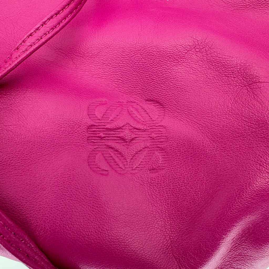 Loewe Lambskin Drawstring Bucket Bag Flamenco Shoulder Crossbody Bag