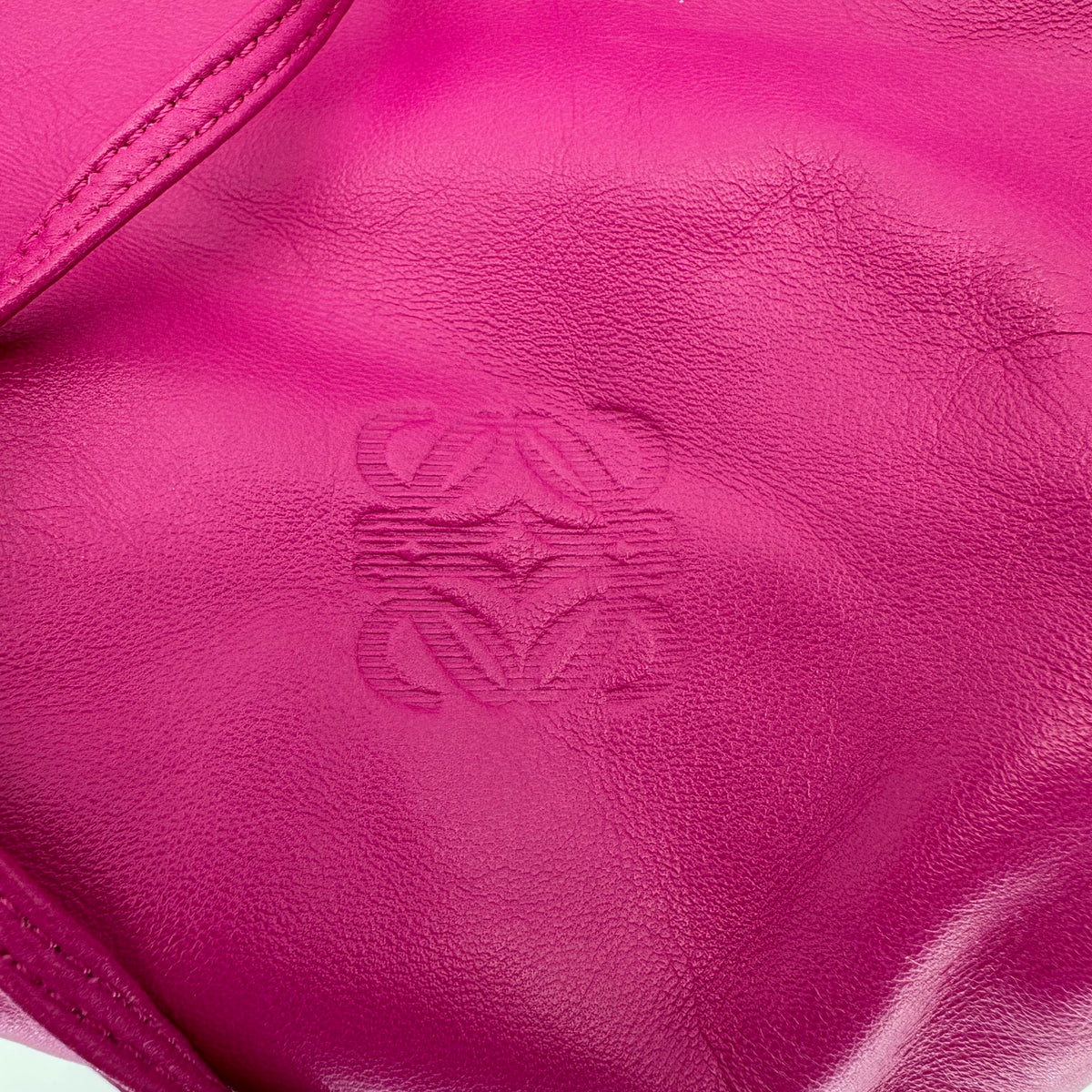 Loewe Lambskin Drawstring Bucket Bag Flamenco Shoulder Crossbody Bag
