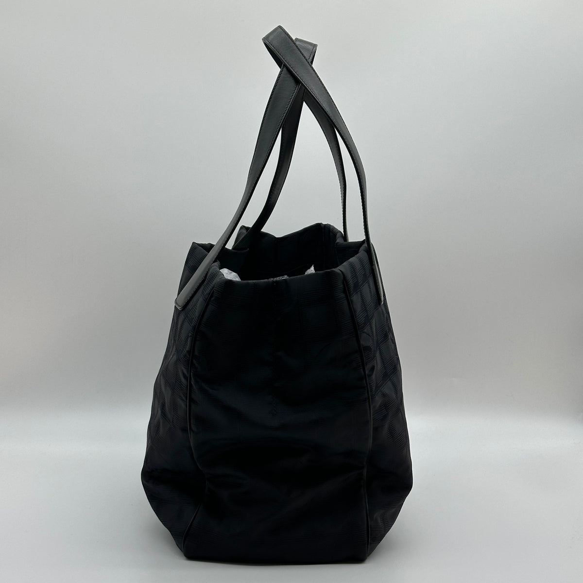Chanel Nylon New Travel Line MM Black Tote Bag