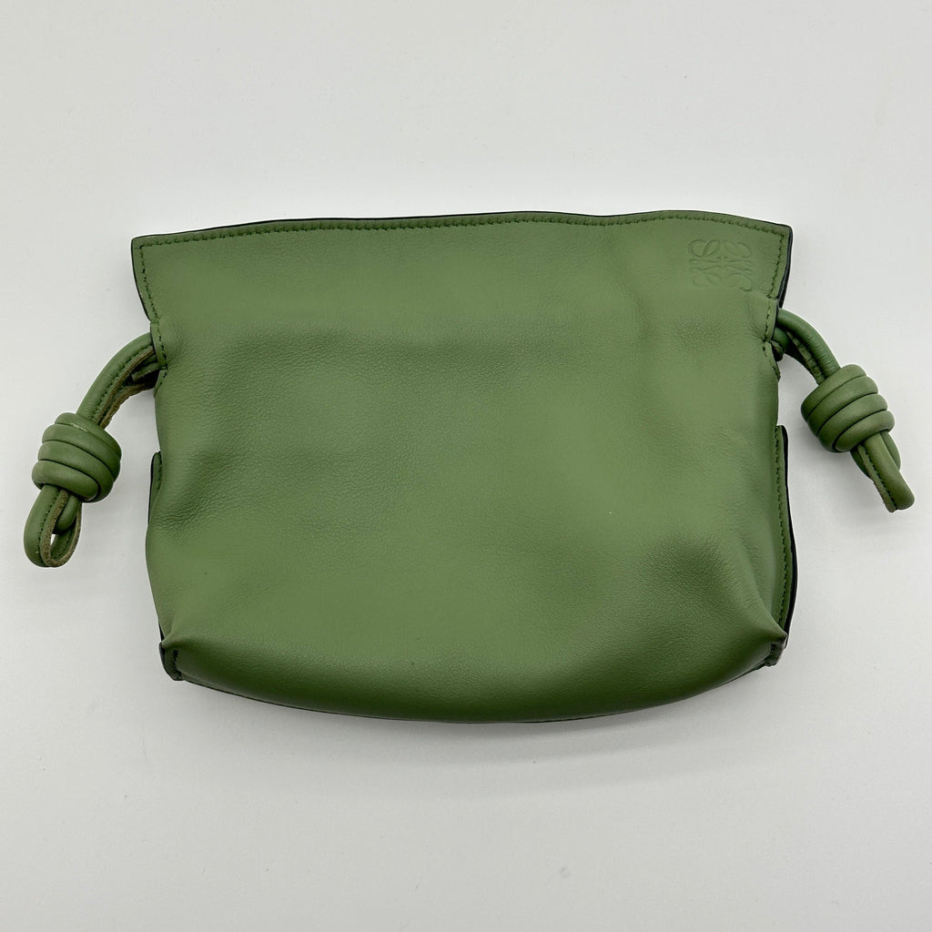 loewe flamenco mini calfskin green