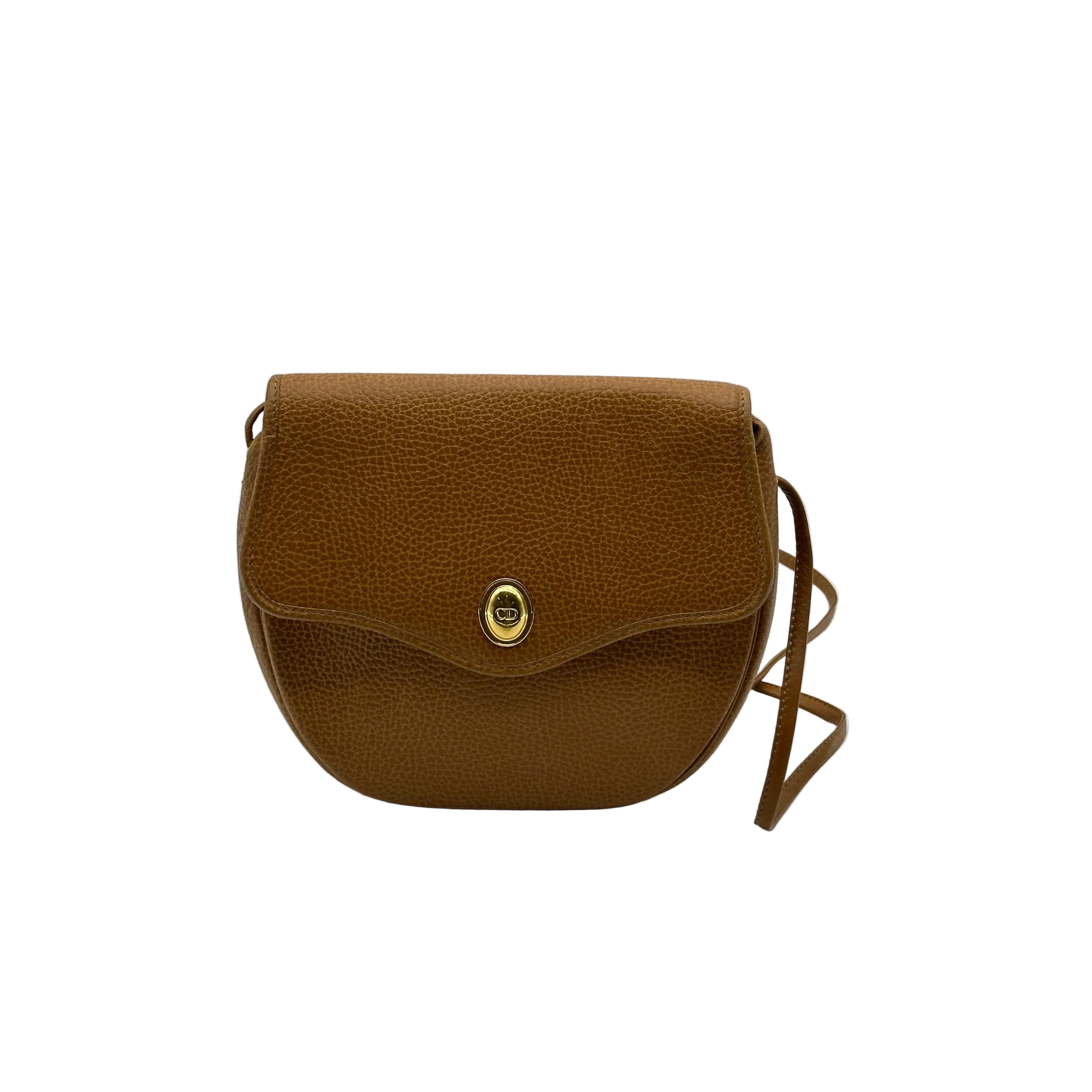 Dior Shoulder Bag leather Brown