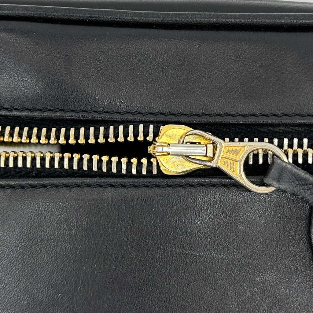 Chanel Bicolore Lambskin Vanity Bag Black Gold Tone Hardware 2XXXXXX