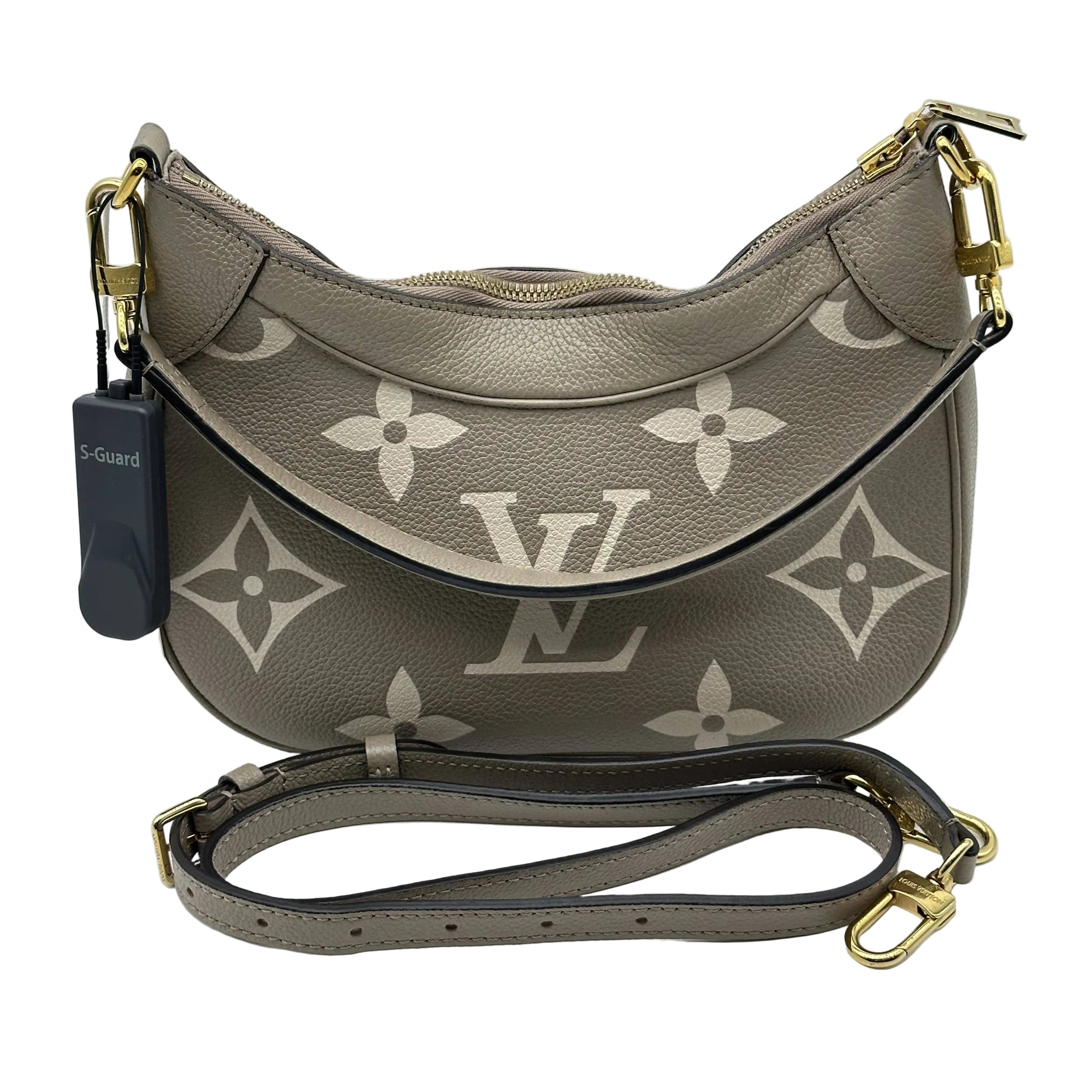 Louis Vuitton Monogram Empreinte Bagatelle M46112 Beige RFID