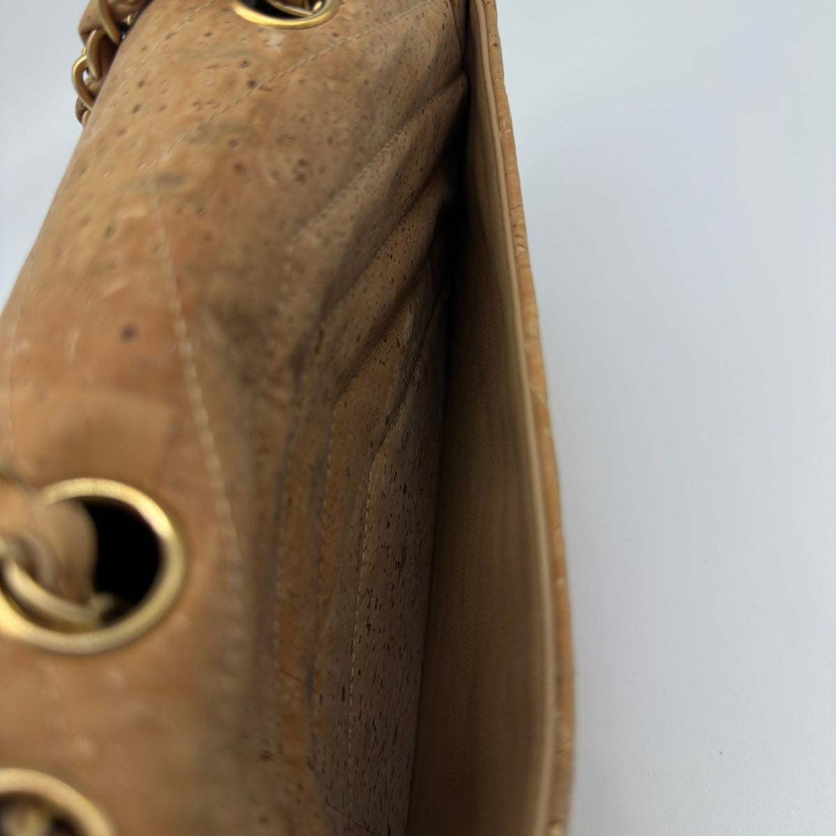 Chanel Cork 2.55 Reissue Brown Chain Shoulder Bag