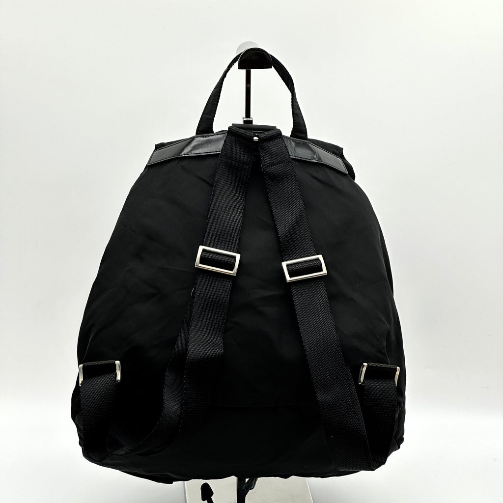Prada Tessuto Nylon Black Backpack