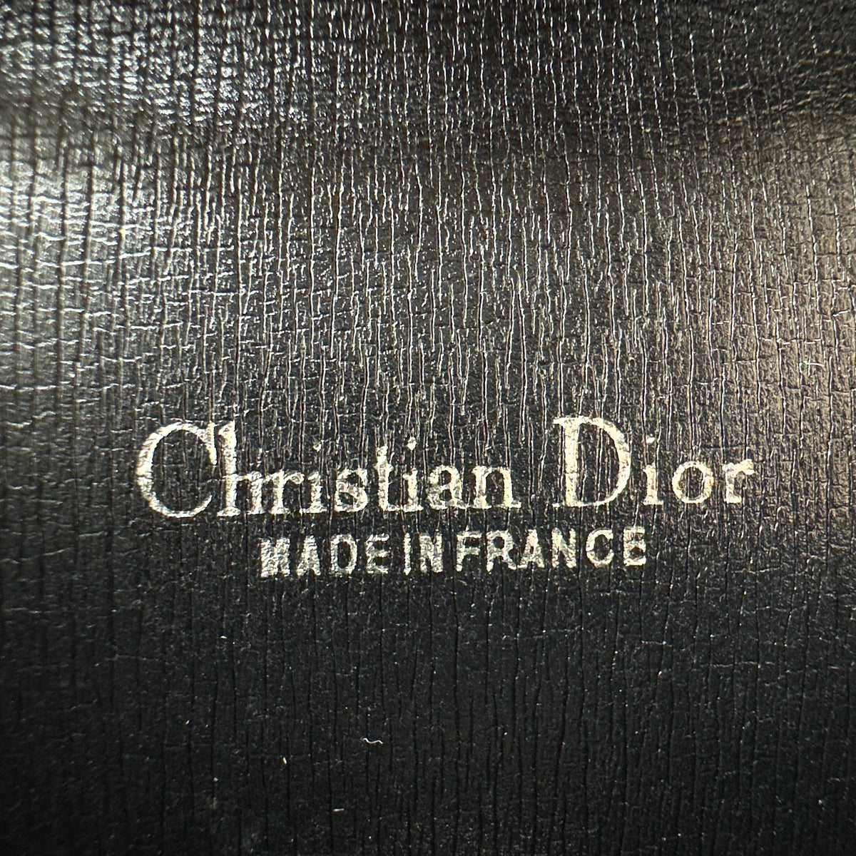 Dior Honeycomb PVC Logo Flap Small Black Chain Shoulder Bag