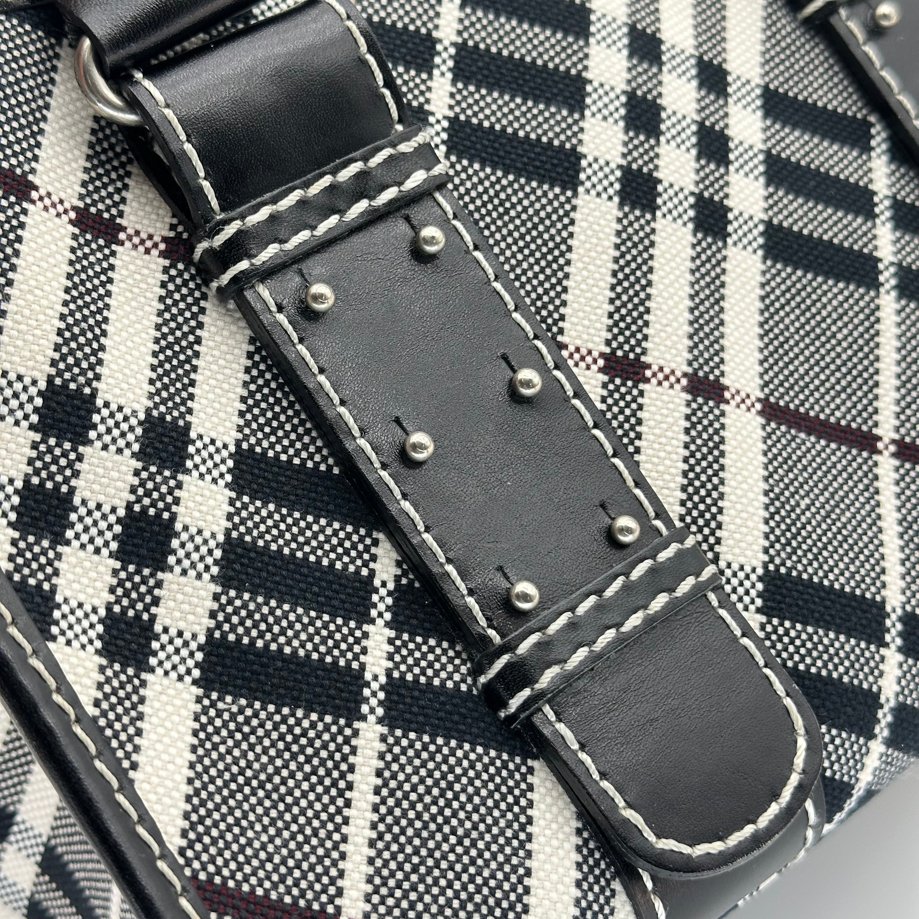 Burberry Belted handle handbag Nova check canvas