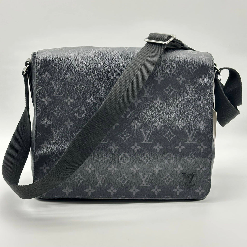 Louis Vuitton Monogram Eclipse District MM M44001 Shoulder Bag