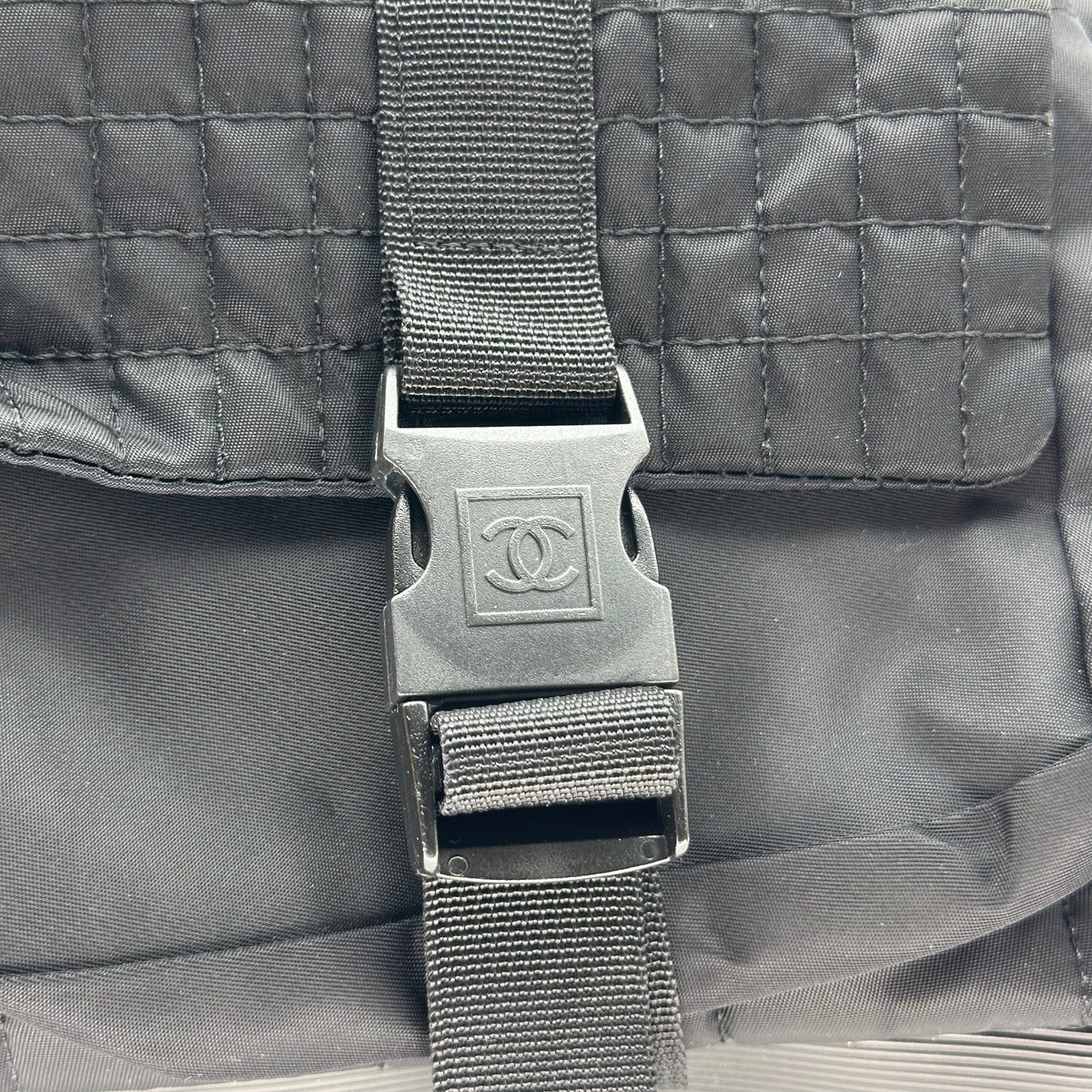 CHANEL Sports Line Black Ladies Nylon Cholder Bag