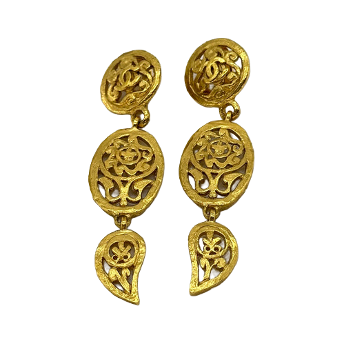 シャネル Dreamcatcher Pendant Ear Clips