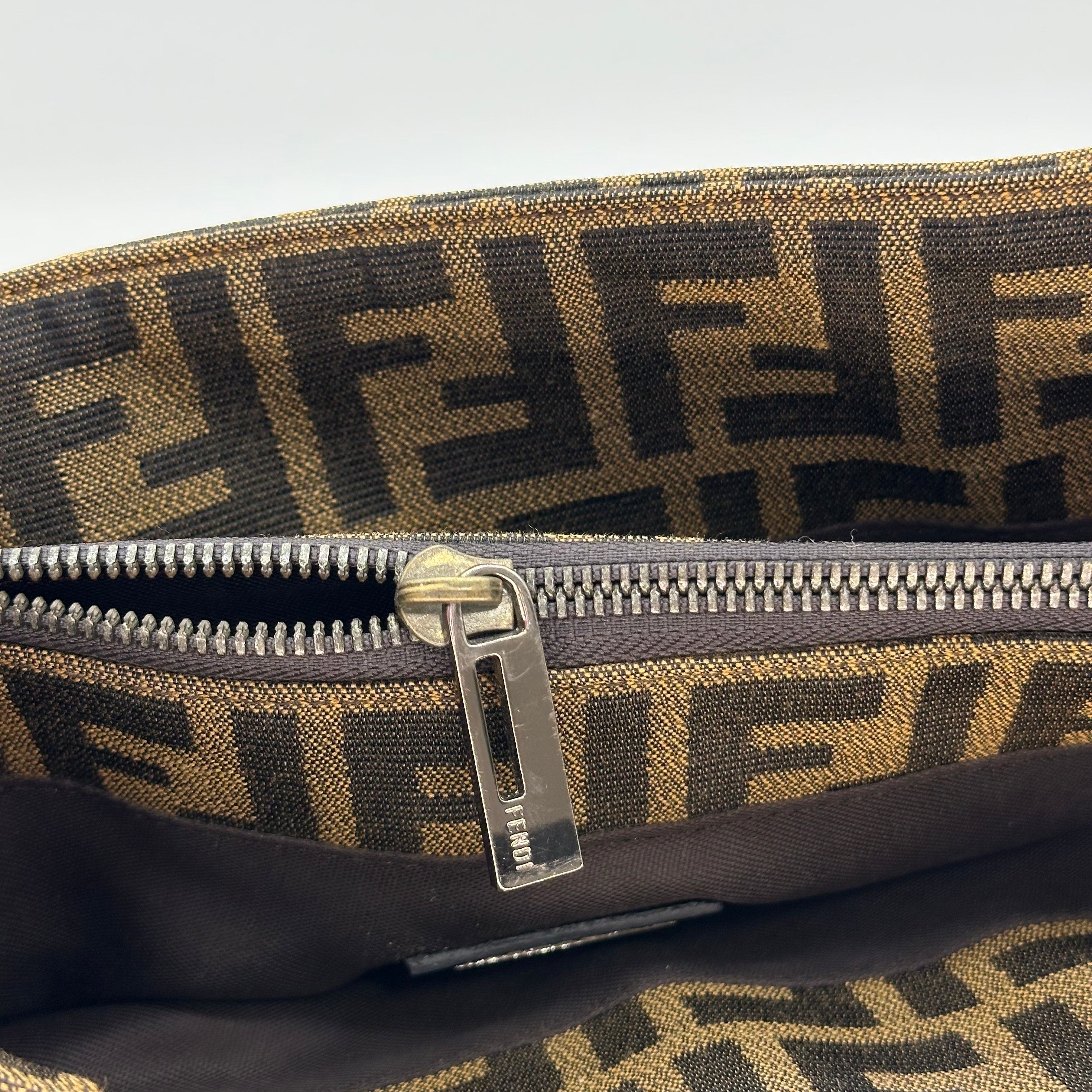 FENDI Zucca monogram tote bag handbag shoulder bag vintage