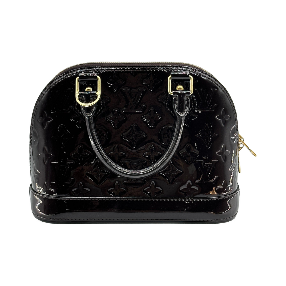 Louis Vuitton Vernis Alma BB M91678 CT1158 Purple There was an RFID response
