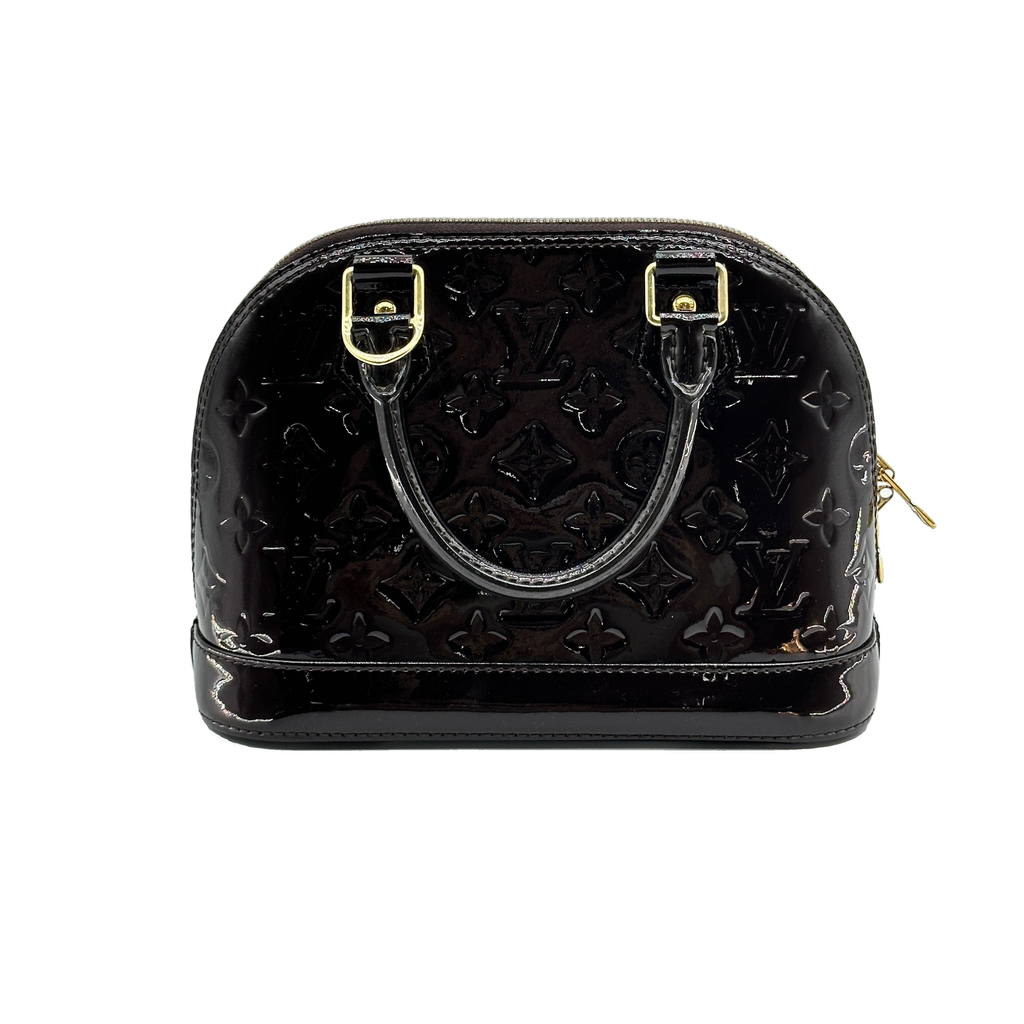 Louis Vuitton Vernis Alma BB M91678 CT1158 Purple There was an RFID response