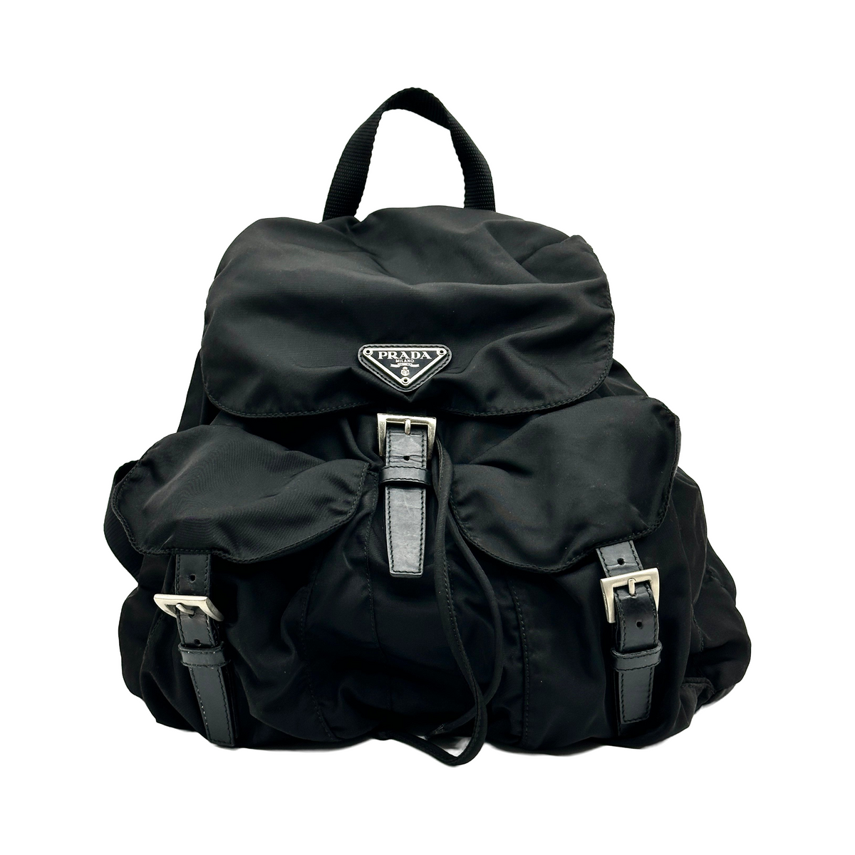 Prada Tessuto Nylon Black Backpack