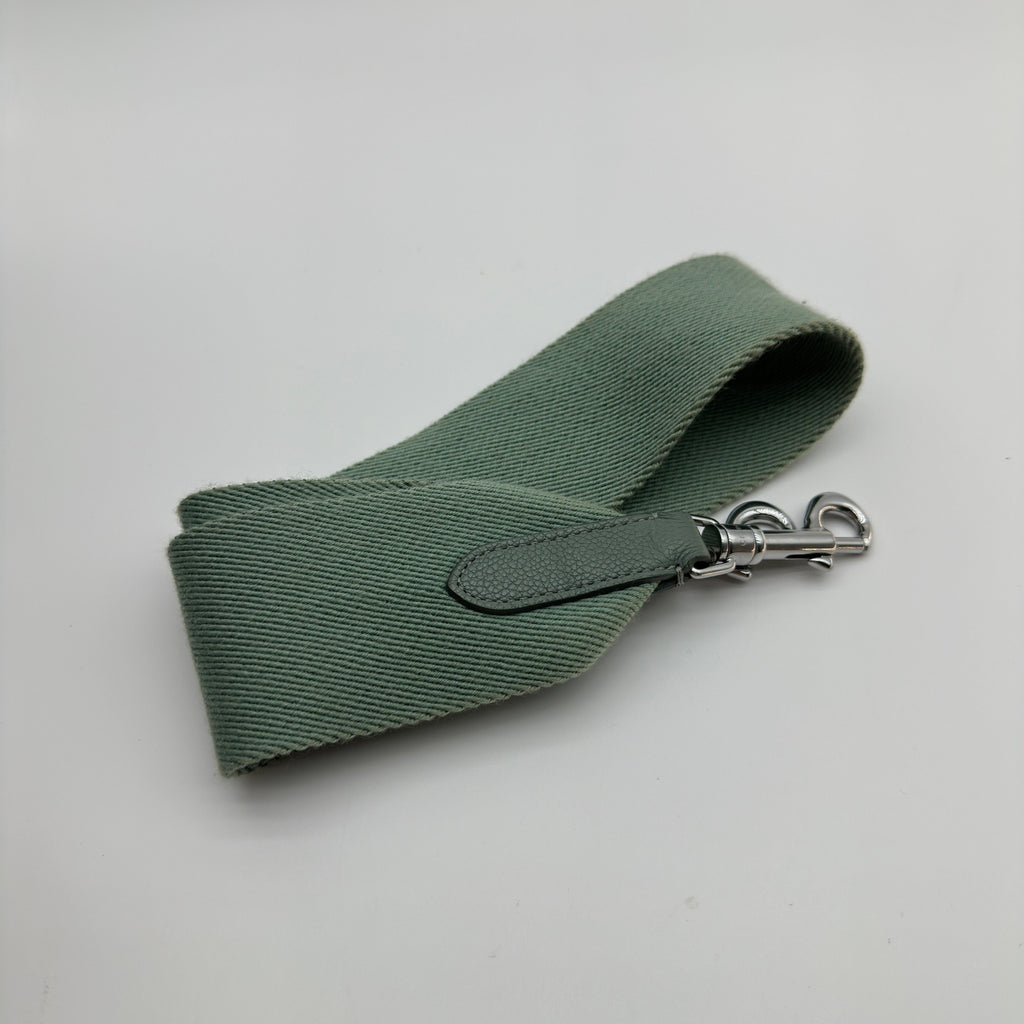 Celine Sangle Leather Green Bucket Shoulder Bag