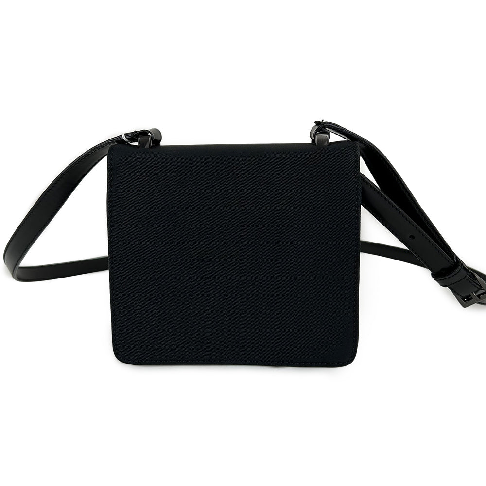 Prada Mini Sacoche Crossbody Shoulder Bag Black