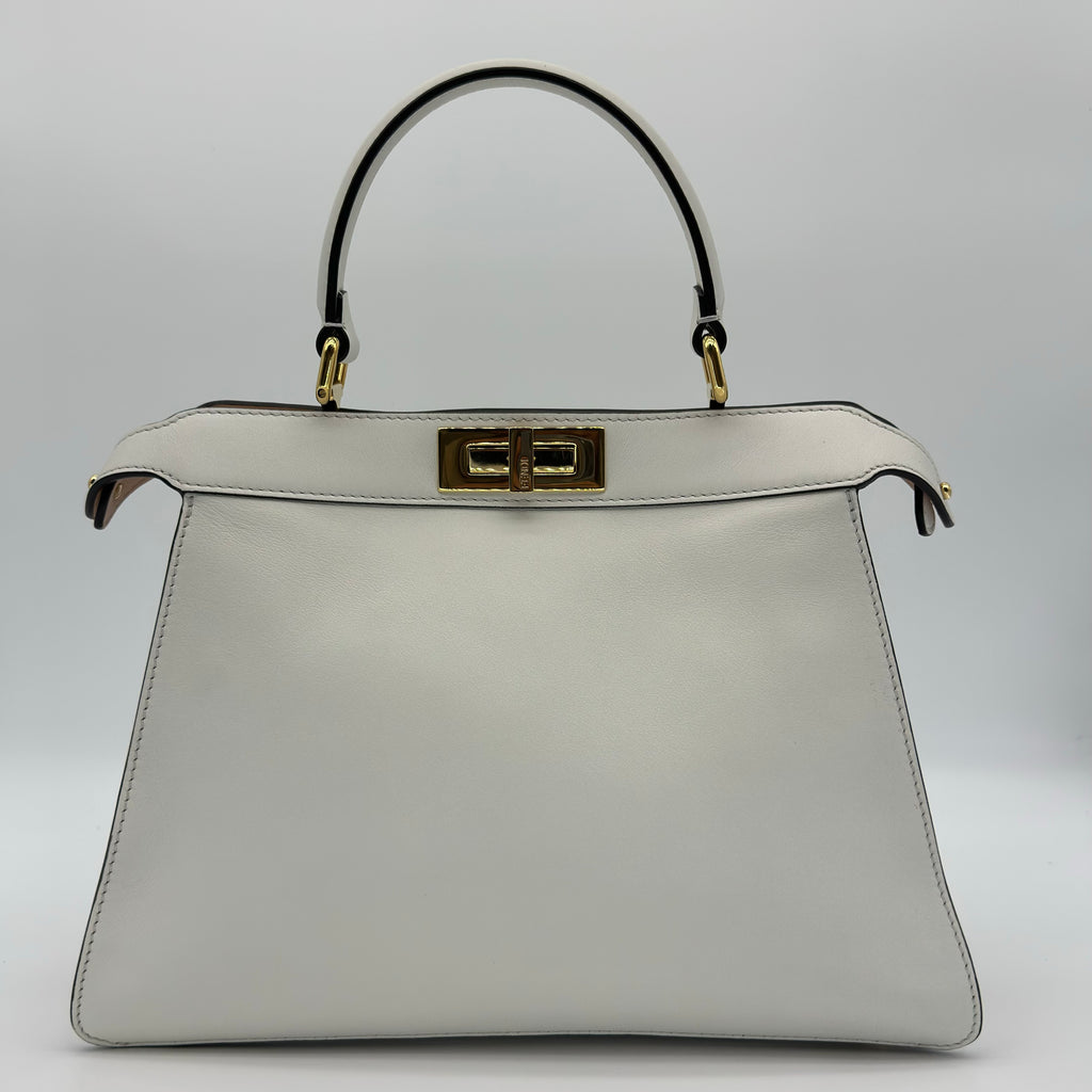 FENDI Selleria Peekaboo leather 2way bag