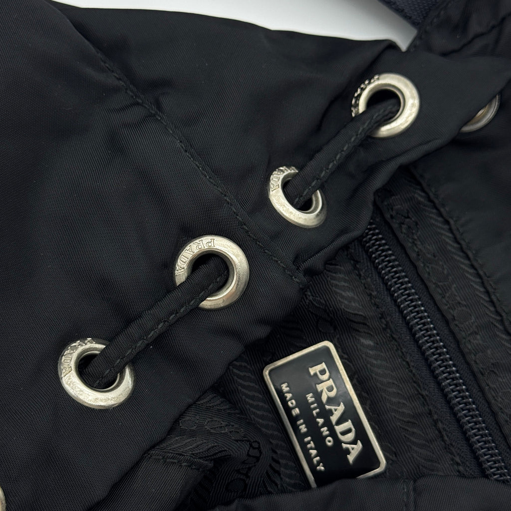 PRADA Tessuto Nylon Backpack Black