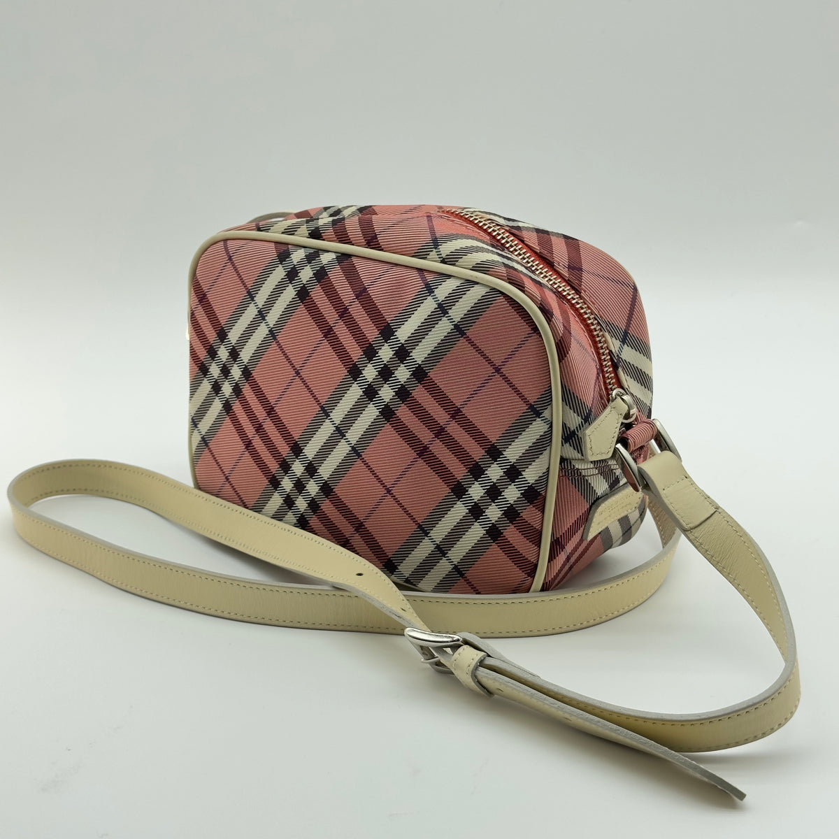 Burberry Blue Label Nova Check Pink Shoulder Bag