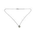 TASAKI Collier de perles Akoya avec motif croix en argent