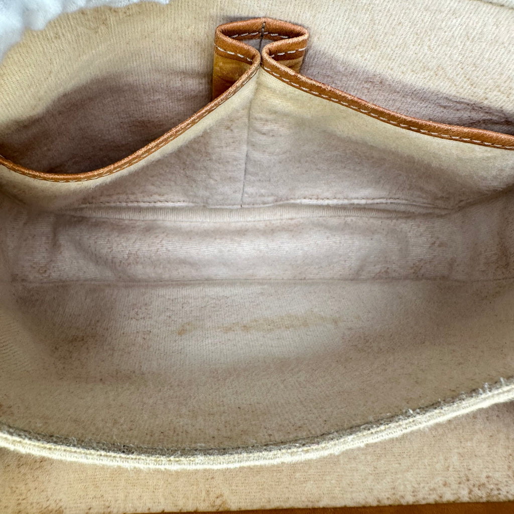 Celine Macadam Blason Triomphe Logo Horse Carriage Hardware Leather Shoulder Bag Pochette Sacoche