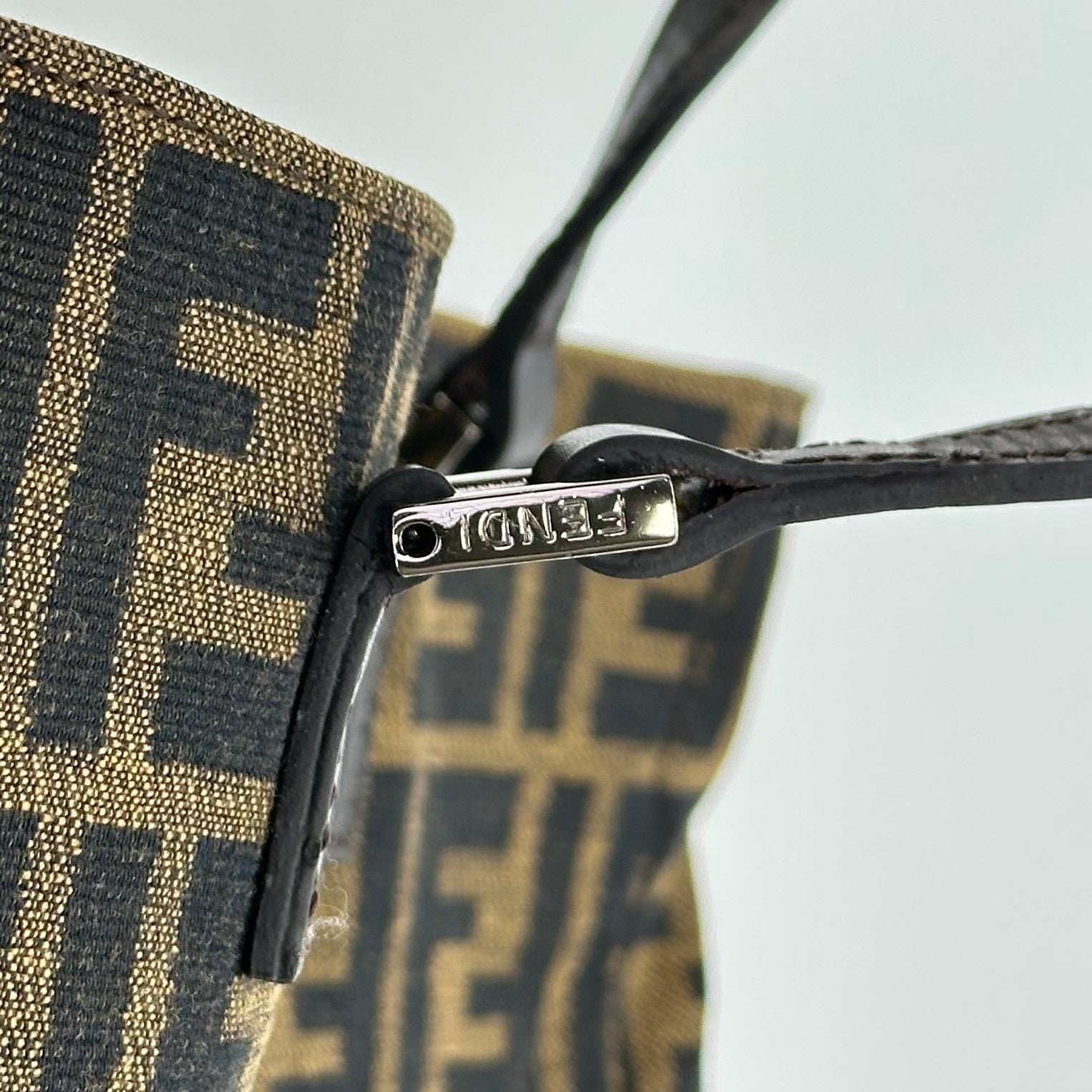 FENDI Zucca monogram tote bag handbag shoulder bag vintage