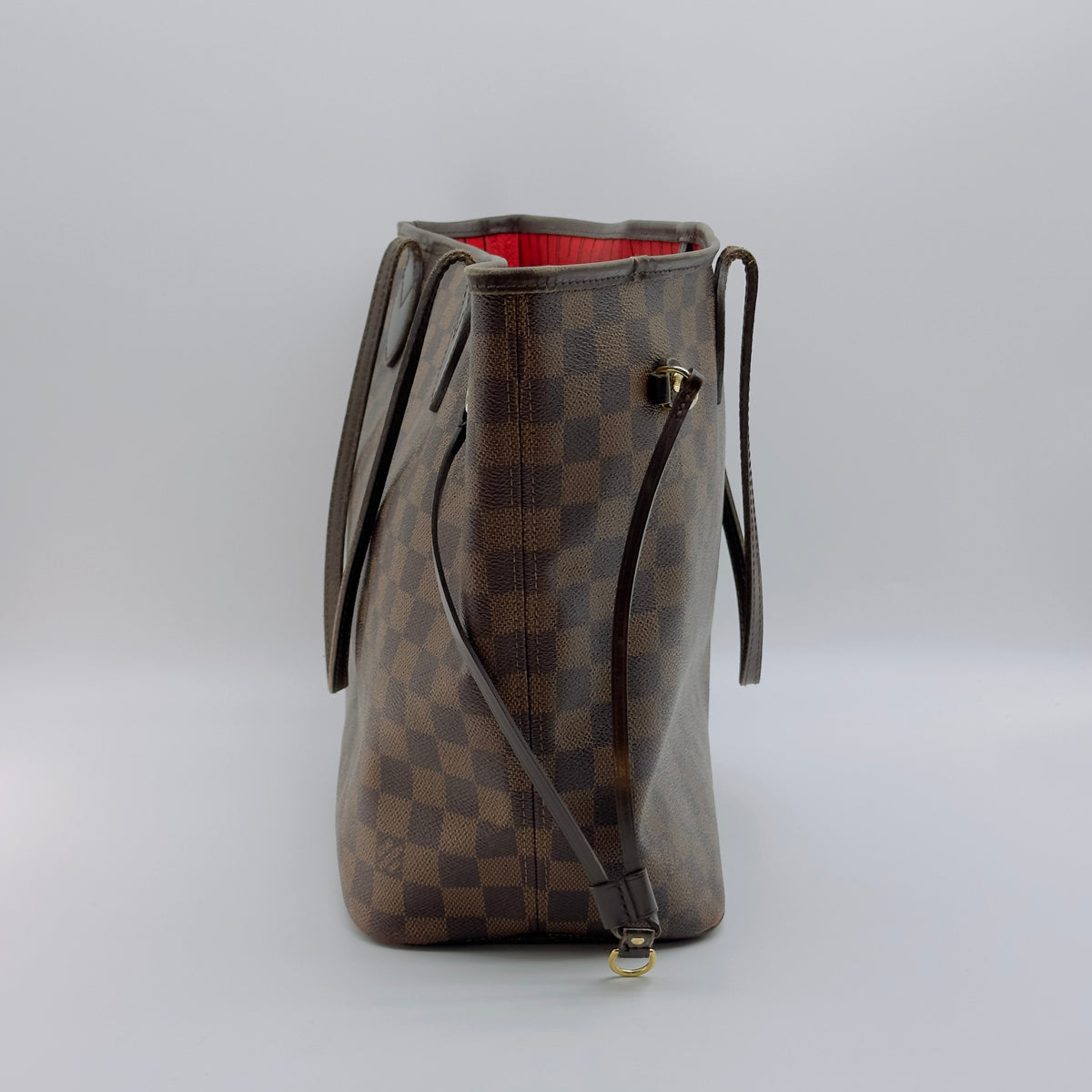 Louis Vuitton Damier Ebene Canvas Neverfull MM Brown Tote Bag