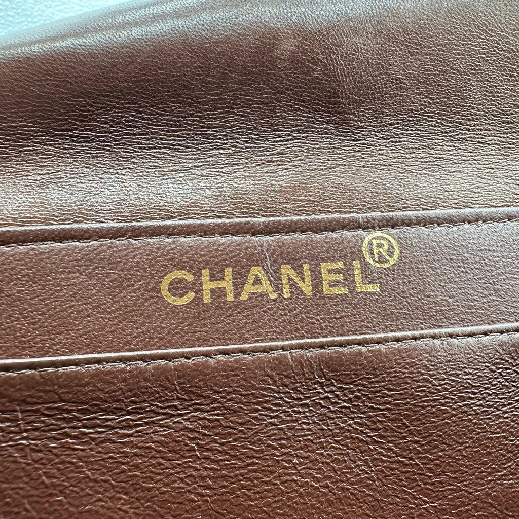 Chanel Double Face Kelly Dark Red Shoulder Bag 4 Series
