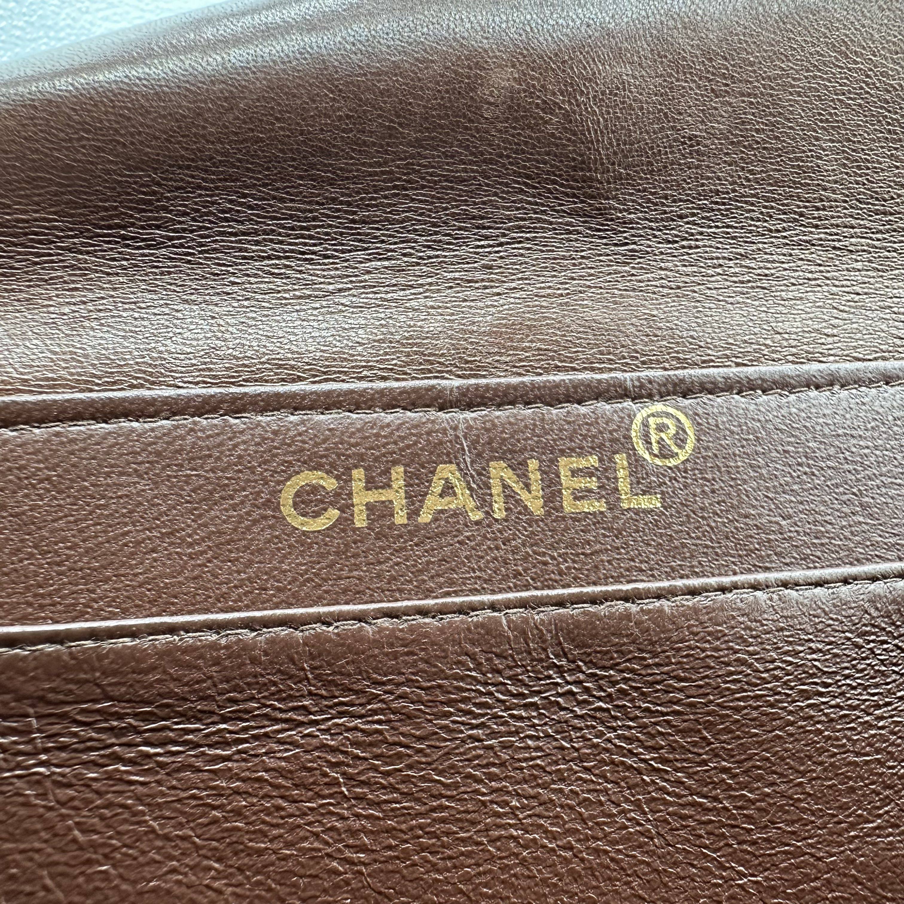 Chanel Double Face Kelly Dark Red Shoulder Bag 4 Series