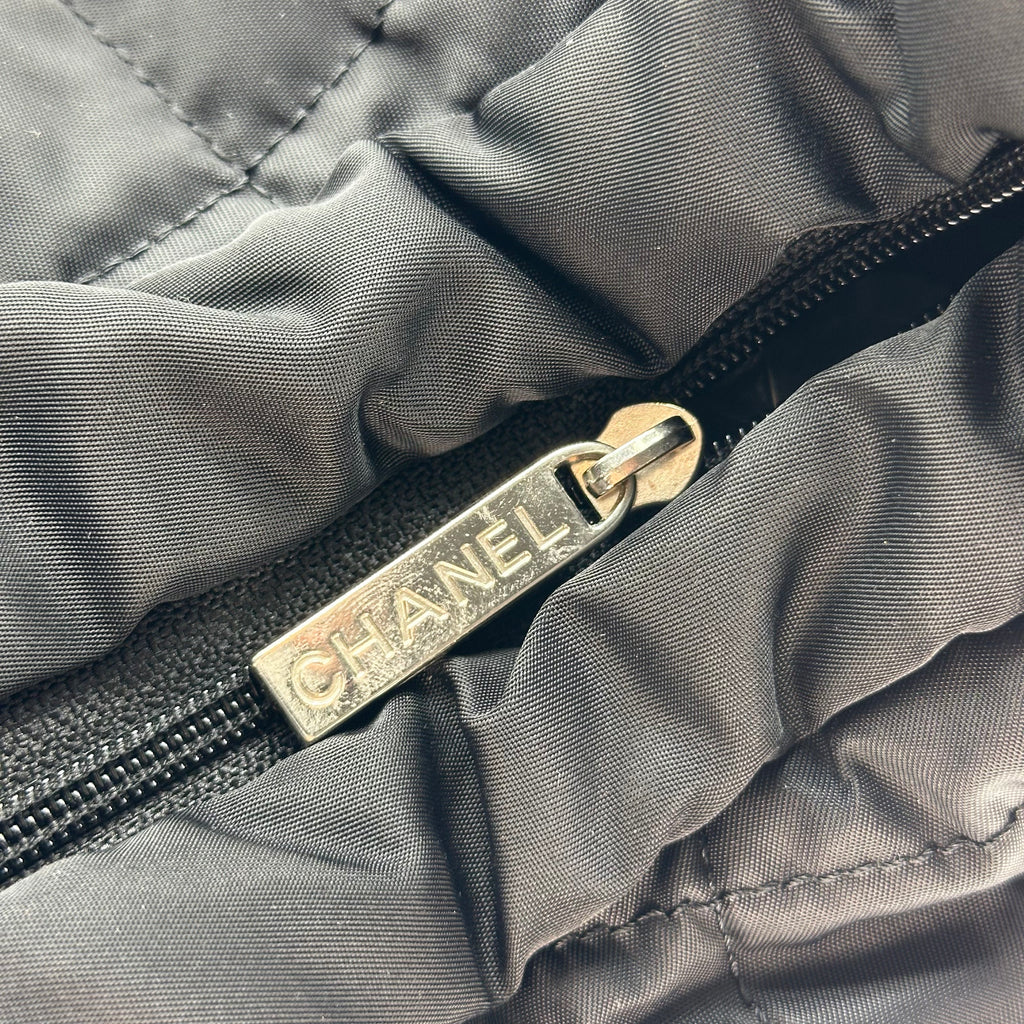 CHANEL Sports Line Black Ladies Nylon Cholder Bag