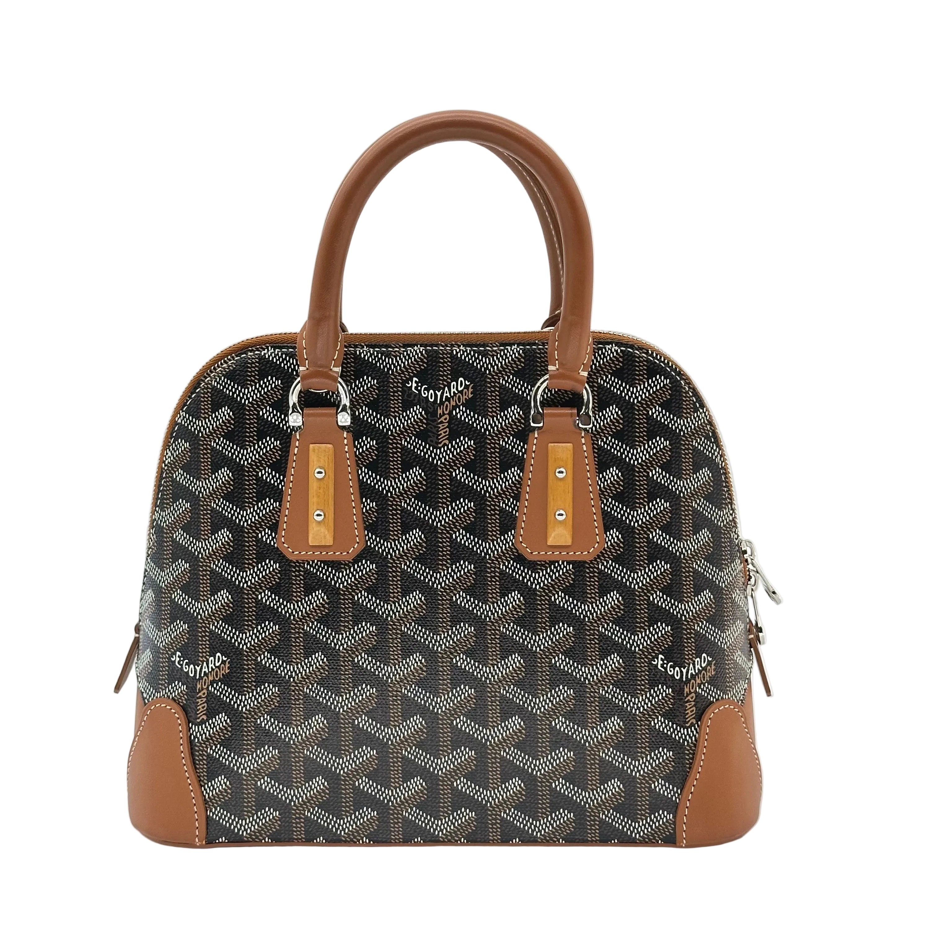 Goyard Goyardine Sac Vendome PM Handbag Crossbody Black
