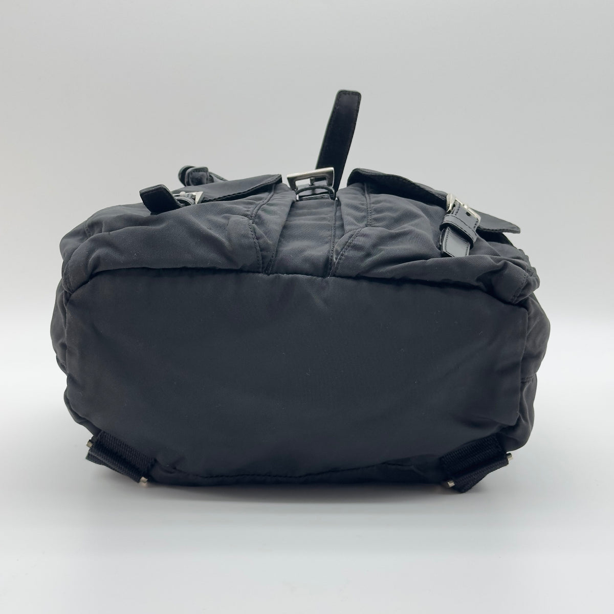 Prada Tessuto Nylon Vela Medium Black Backpack