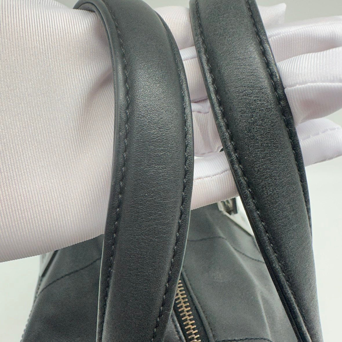 Chanel Chocolate Bar Quilted Leather Black Handbag