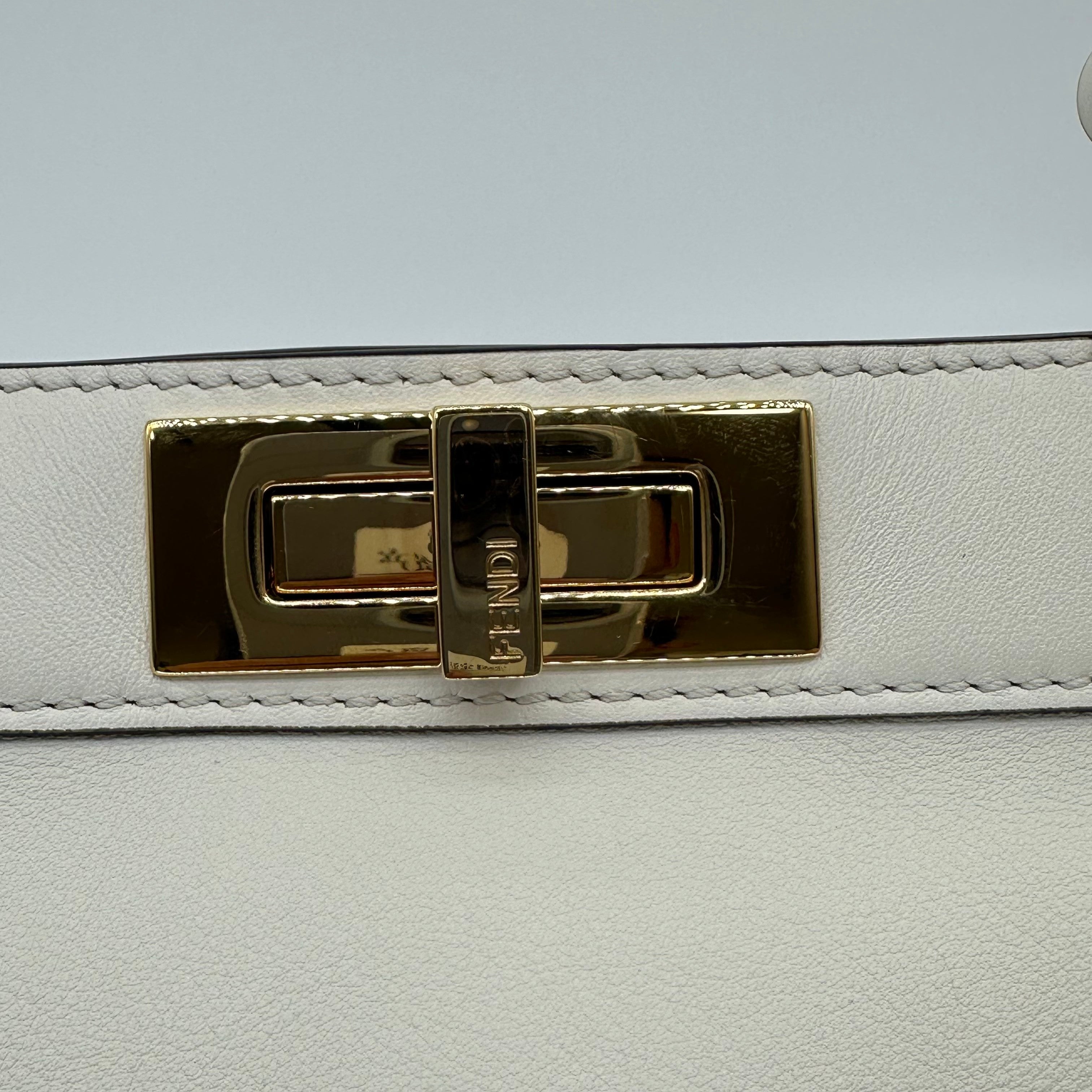 FENDI Selleria Peekaboo leather 2way bag