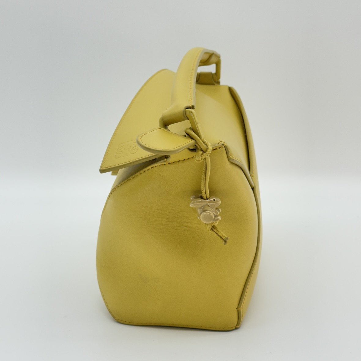 Loewe Puzzle Edge Bag Monochrome Calfskin Small Yellow