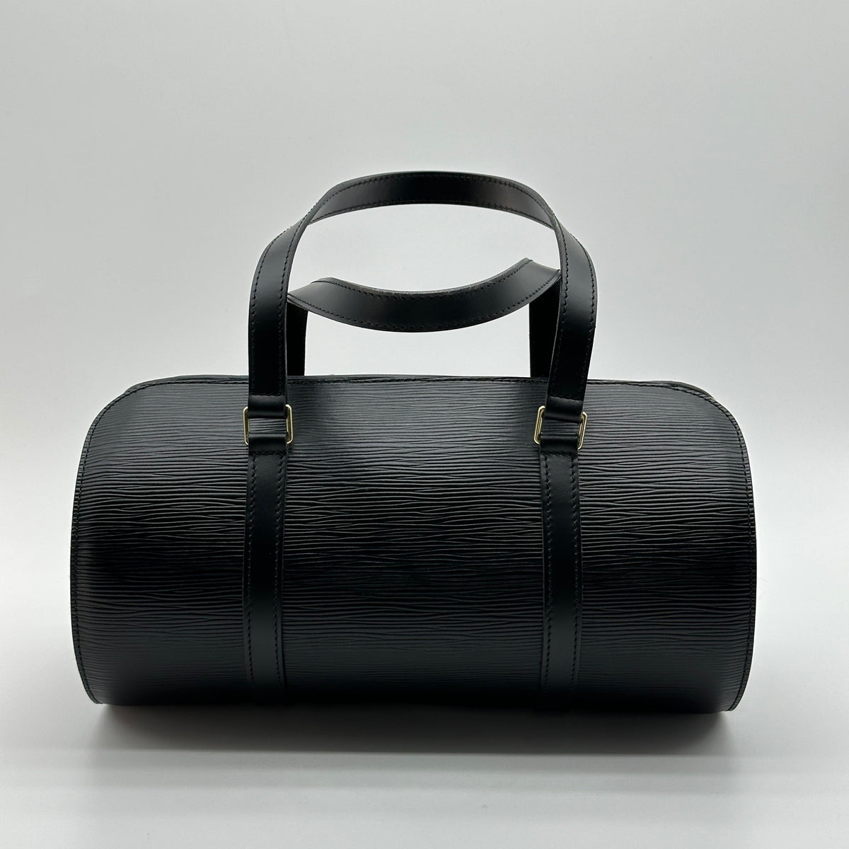 Louis Vuitton Epi Soufflot Black Handbag M52862