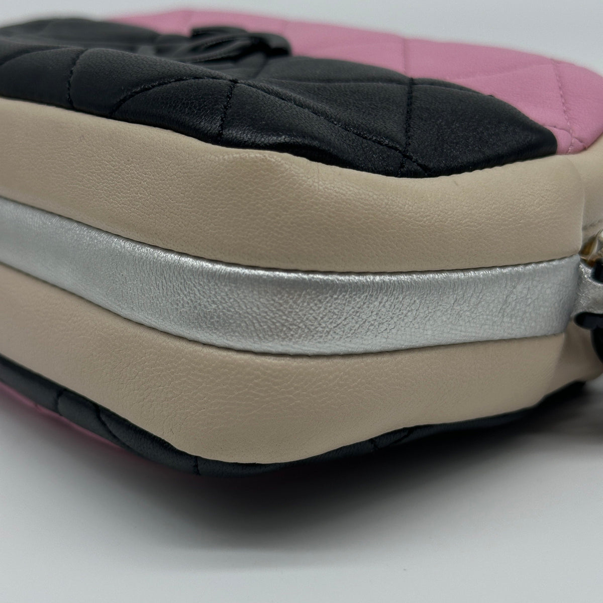 Chanel Quilted Lambskin Mini Camera Multicolor Shoulder Bag