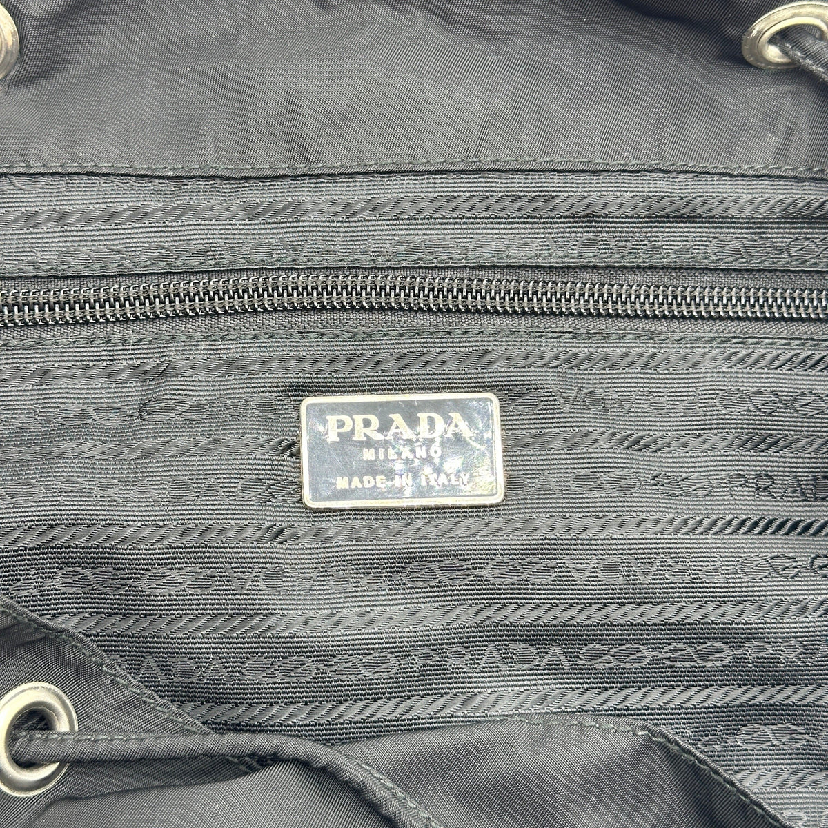Prada Tessuto Nylon Black Backpack