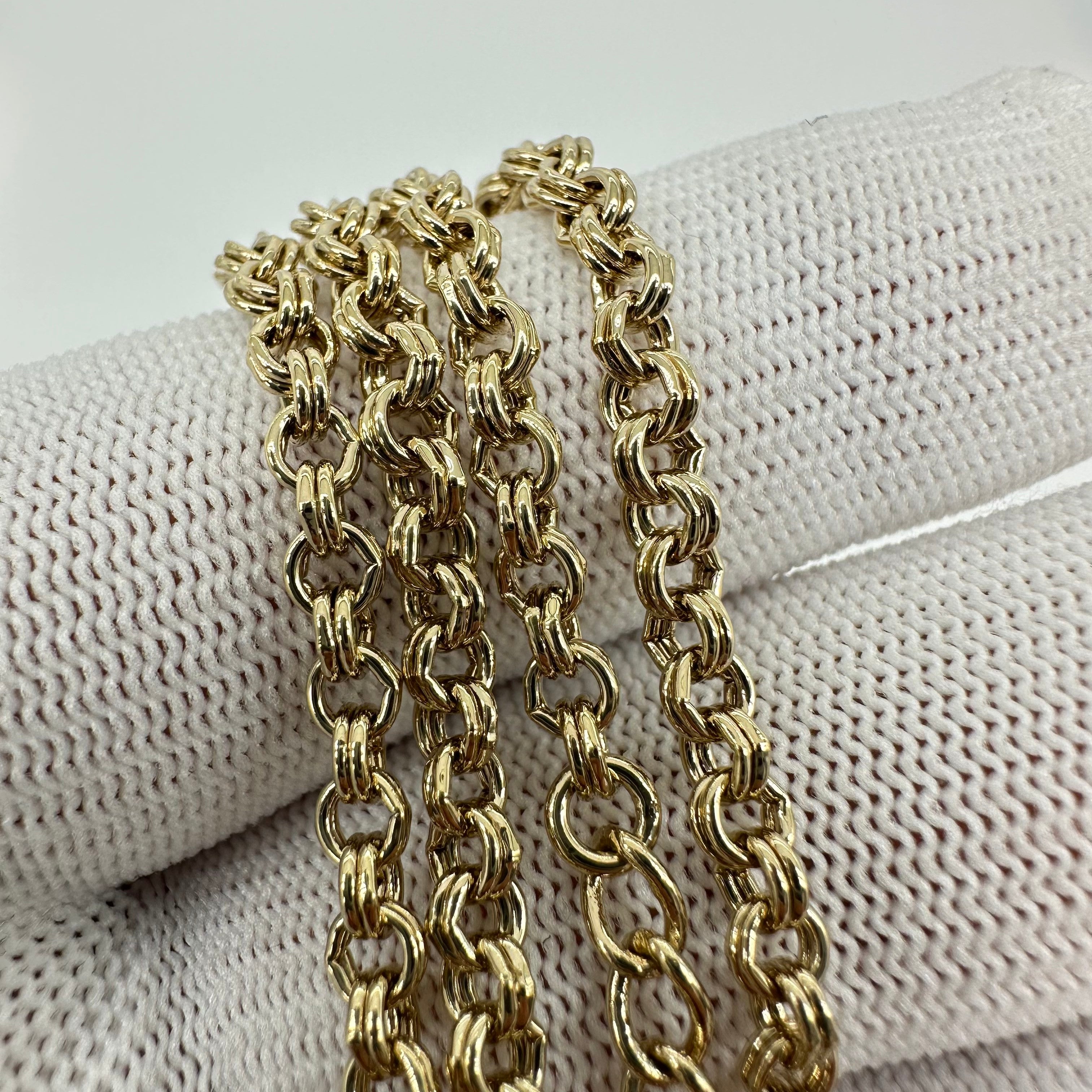 Christian Dior Logo Stone Necklace